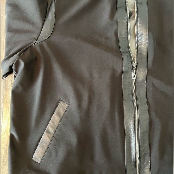 Bod & Christensen XXL Black Fall Jacket with Leather Trim - Picture 6 of 16